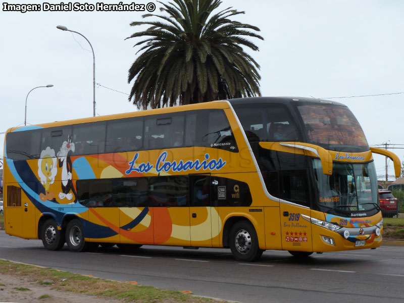 Marcopolo Paradiso G7 1800DD / Mercedes Benz O-500RSD-2441 BlueTec5 / Los Corsarios