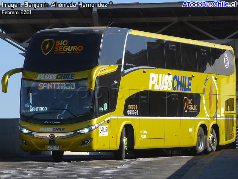 Marcopolo Paradiso New G7 1800DD / Volvo B-450R Euro5 / Pluss Chile