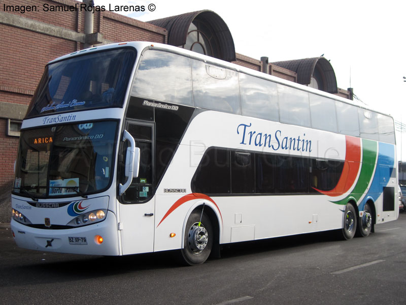 Busscar Panorâmico DD / Volvo B-12R / TranSantin (Auxiliar Buses Norte Grande Zarzuri)