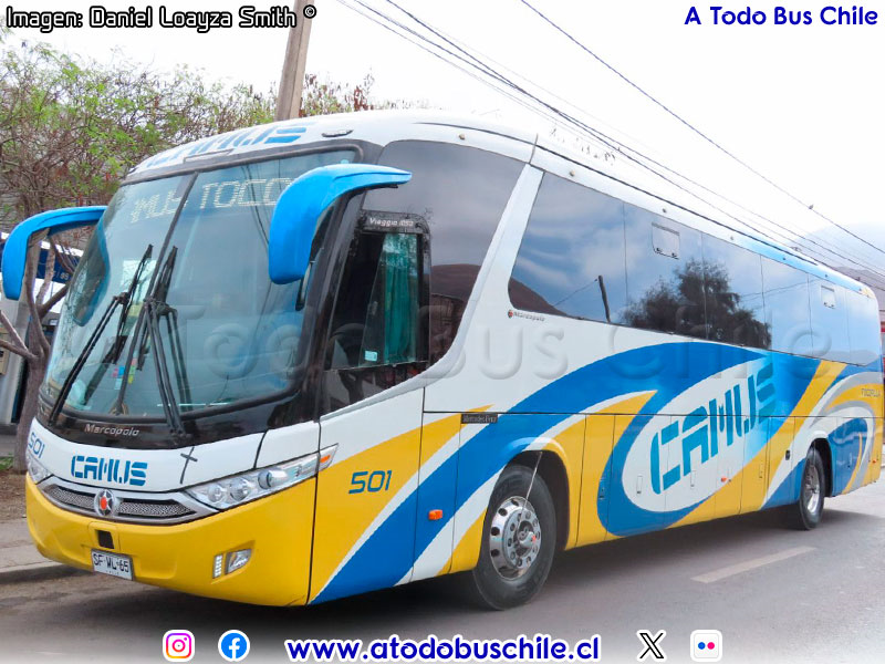 Marcopolo Viaggio 1050 / Mercedes Benz O-500RS-1945 BlueTec5 / Camus Tocopilla