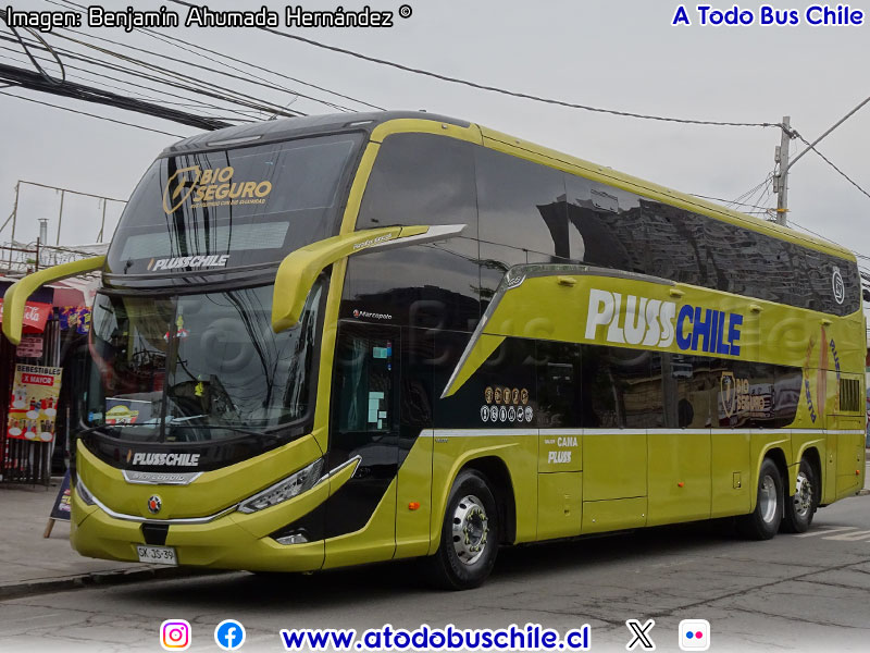 Marcopolo Paradiso G8 1800DD / Volvo B-450R 8x2 Euro5 / Pluss Chile