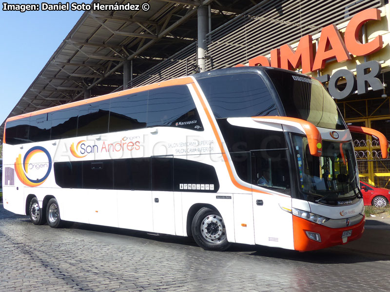 Marcopolo Paradiso G7 1800DD / Mercedes Benz O-500RSD-2441 BlueTec5 / Origen San Andrés