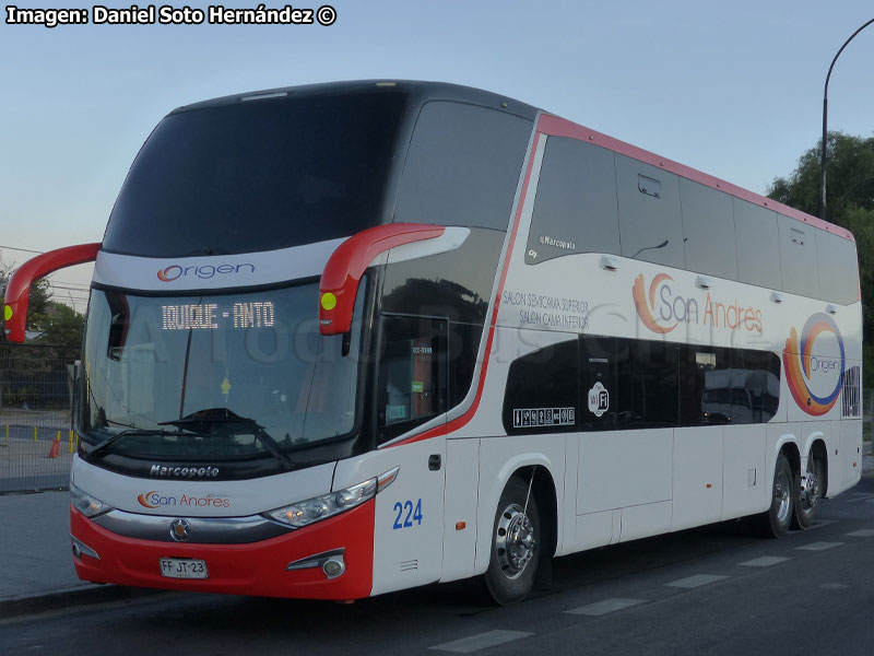 Marcopolo Paradiso G7 1800DD / Scania K-410B / Origen San Andrés