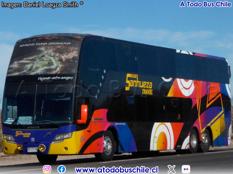 Busscar Panorâmico DD / Volvo B-12R / Buses Sanhueza