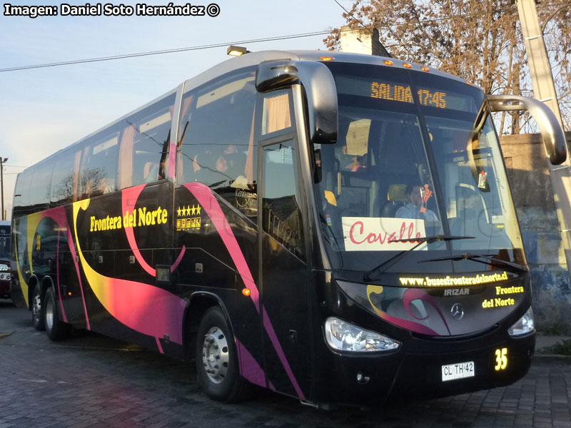 Irizar Century III 3.90 / Mercedes Benz O-500RSD-2442 / Frontera del Norte (Auxiliar Covalle Bus)