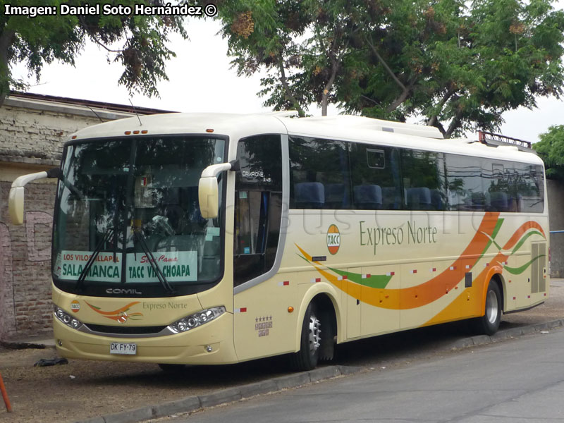 Comil Campione 3.45 / Mercedes Benz O-500RS-1836 / TACC Vía Choapa