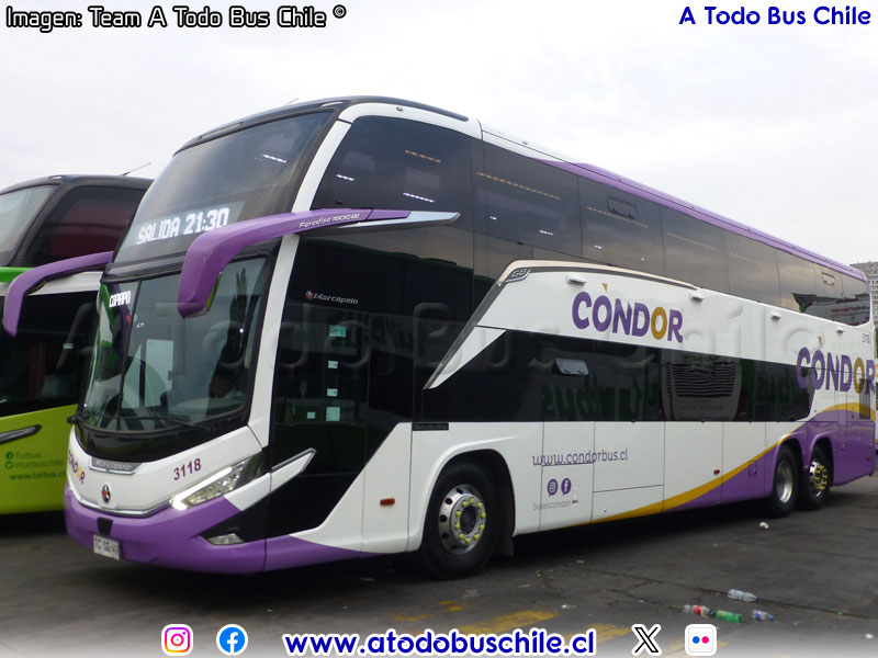 Marcopolo Paradiso G8 1800DD / Mercedes Benz O-500RSD-2448 BlueTec5 / Cóndor Bus