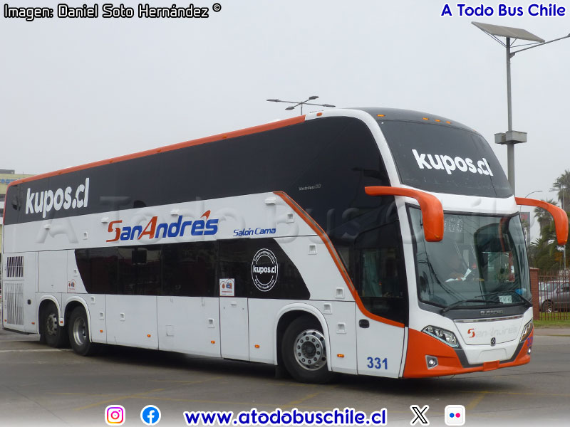 Busscar Vissta Buss DD / Mercedes Benz O-500RSD-2448 BlueTec5 / Origen San Andrés