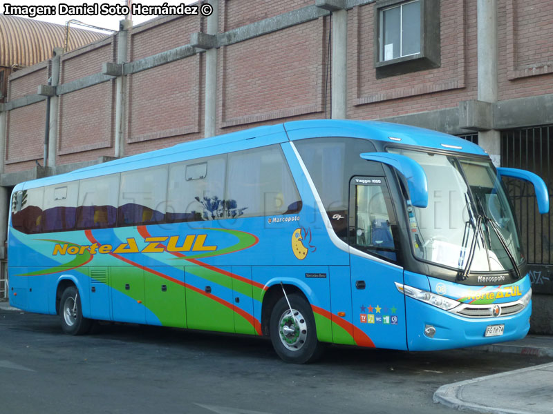 Marcopolo Viaggio G7 1050 / Mercedes Benz O-500RS-1836 / Norte Azul