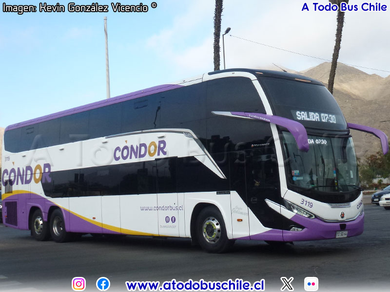 Marcopolo Paradiso G8 1800DD / Mercedes Benz O-500RSD-2448 BlueTec5 / Cóndor Bus