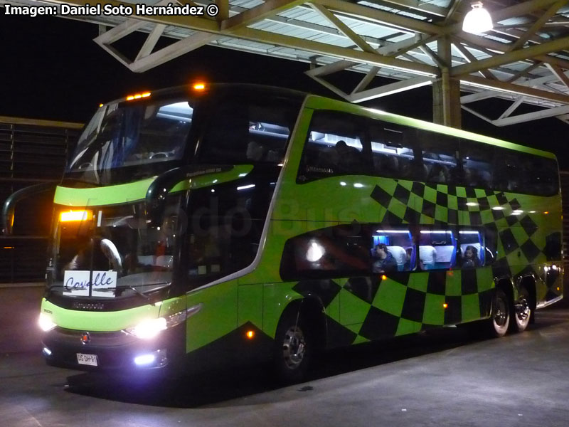 Marcopolo Paradiso G7 1800DD / Volvo B-12R / Pullman Gacela Azul (Auxiliar Covalle Bus)