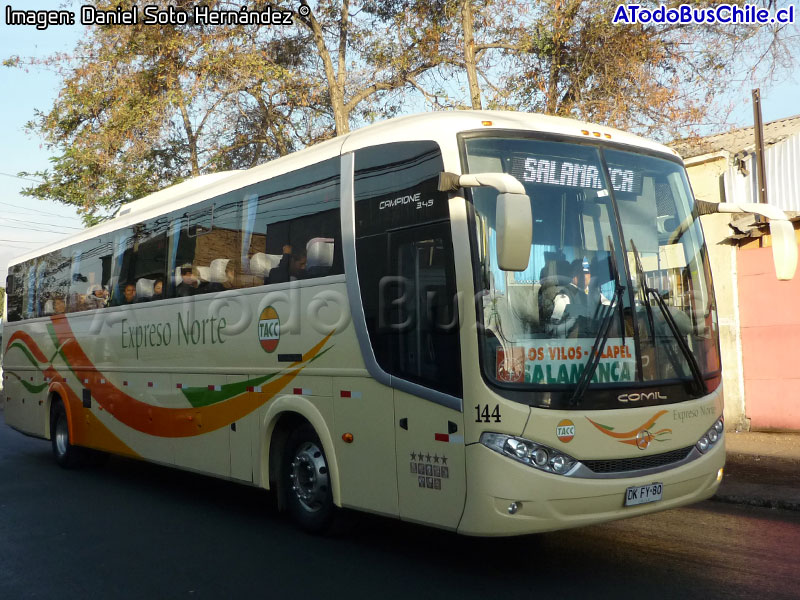 Comil Campione 3.45 / Mercedes Benz O-500RS-1836 / TACC Vía Choapa