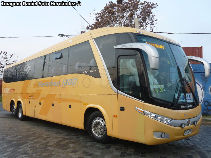 Marcopolo Paradiso G7 1200 / Mercedes Benz O-500RSD-2442 / Origen San Andrés