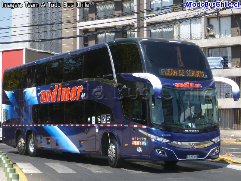 Marcopolo Paradiso New G7 1800DD / Volvo B-450R Euro5 / Nueva Andimar