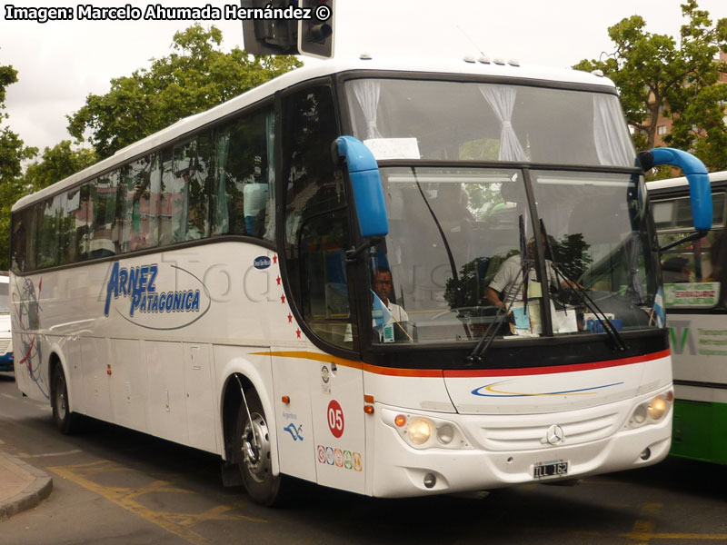 Saldivia Aries 365 / Mercedes Benz O-500RS-1836 / Transportes Arnez Patagónica (Argentina)