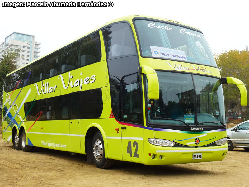 Marcopolo Paradiso G6 1800DD / Mercedes Benz O-500RSD-2436 / Villar Viajes (Argentina)