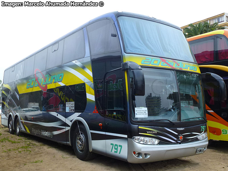 Marcopolo Paradiso G6 1800DD / Volvo B-12R / Transportes Automotores 20 de Junio S.A. (Argentina)