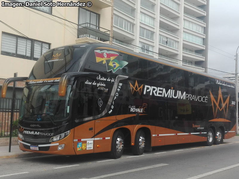 Comil Campione Invictus DD / Volvo B-450R 8x2 Euro5 / Premium Turismo (Río Grande do Sul - Brasil)