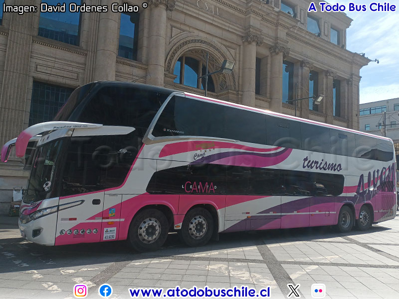 Marcopolo Paradiso New G7 1800DD / Volvo B-450R 8x2 Euro5 / Alvan Turismo (Río Grande do Sul - Brasil)