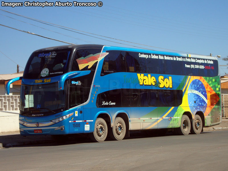 Marcopolo Paradiso G7 1800DD / Scania K-440B 8x2 eev5 / Turismo Vale do Sol (Río Grande do Sul - Brasil)