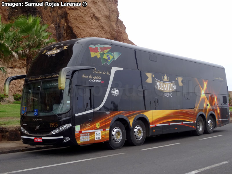 Comil Campione DD / Volvo B-450R 8x2 Euro5 / Premium Turismo (Río Grande do Sul - Brasil)