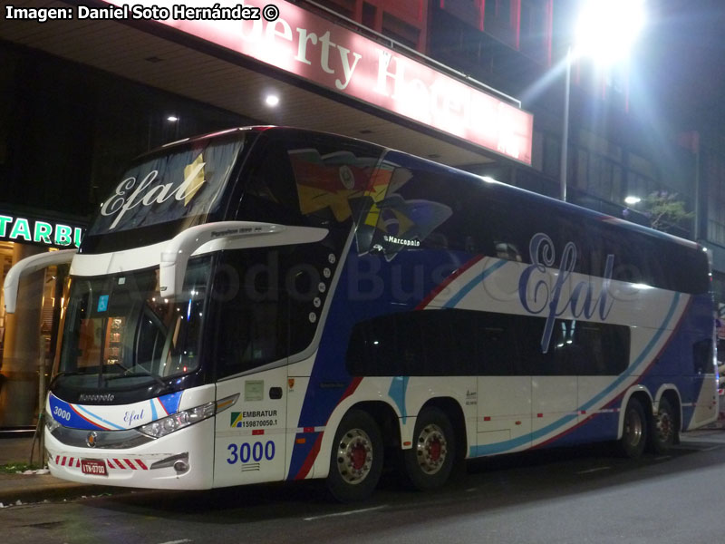 Marcopolo Paradiso G7 1800DD / Mercedes Benz O-500RSDD-2742 / EFAL - Expresso Faxinalense Ltda. (Río Grande do Sul - Brasil)