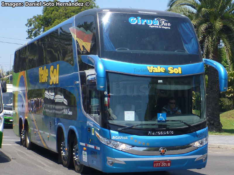 Marcopolo Paradiso G7 1800DD / Scania K-440B 8x2 eev5 / Turismo Vale do Sol (Río Grande do Sul - Brasil)