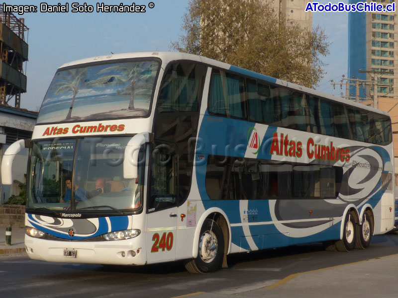 Marcopolo Paradiso G6 1800DD / Scania K-420 / Turismo Altas Cumbres (Argentina)