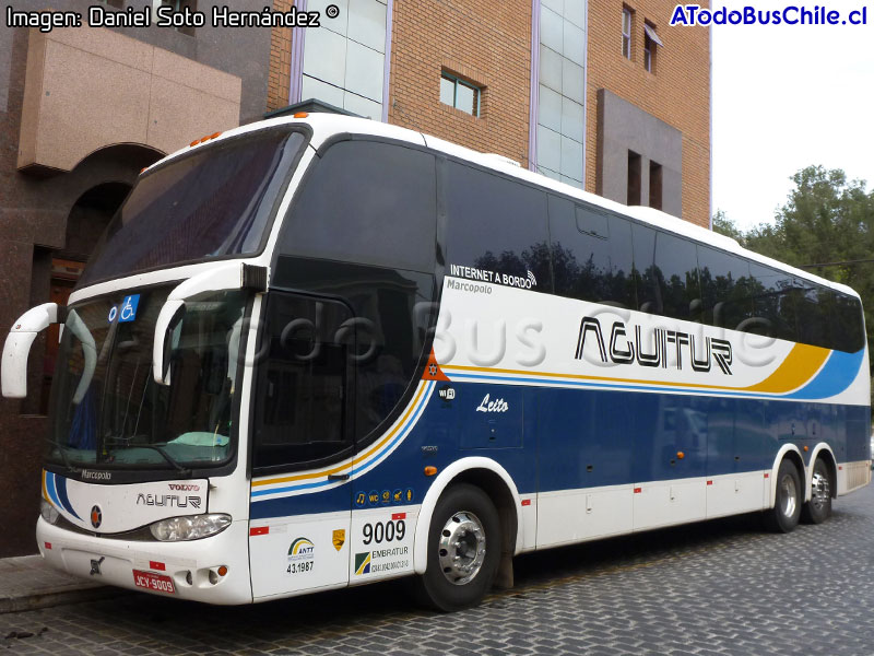 Marcopolo Paradiso G6 1550LD / Volvo B-12R / Aguitur Transportadora Turística (Río Grande do Sul - Brasil)