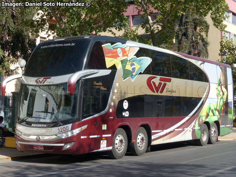 Marcopolo Paradiso G7 1800DD / Scania K-400B 8x2 eev5 / CVT Viagens & Turismo (Río Grande do Sul - Brasil)