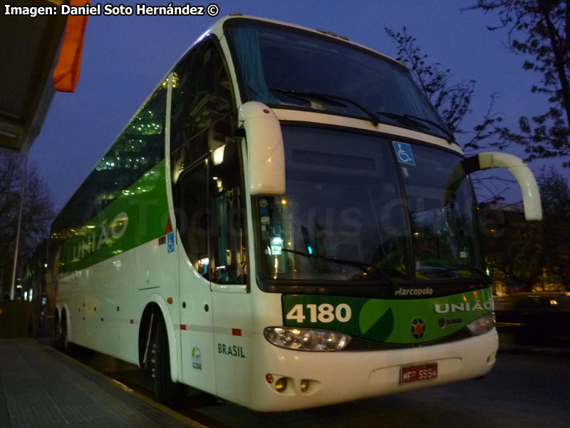 Marcopolo Paradiso G6 1550LD / Scania K-380 / Empresa União de Transportes (Santa Catarina - Brasil)