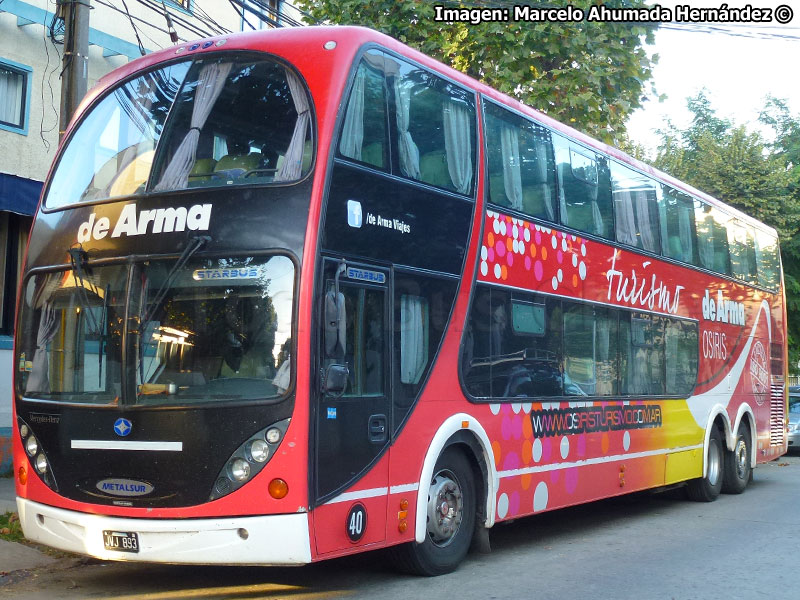 Metalsur Starbus 405 DP / Mercedes Benz O-500RSD-2436 / De Arma Turismo (Argentina)