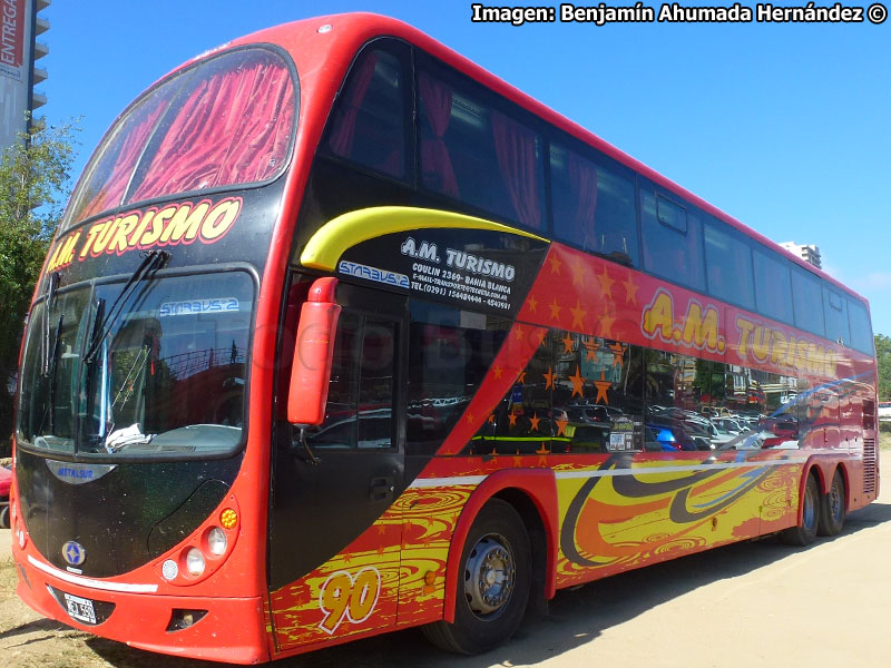 Metalsur Starbus 405 DP / Mercedes Benz O-500RSD-2436 / A.M. Turismo (Bahía Blanca - Argentina)