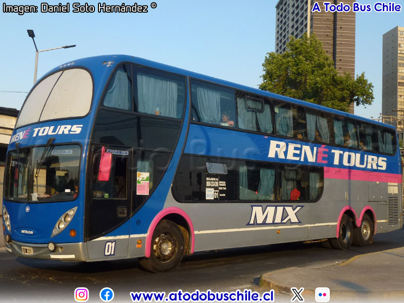 Metalsur Starbus 4.05 DP / Mercedes Benz O-500RSD-2436 / René Tours (Argentina)