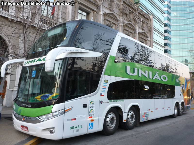 Marcopolo Paradiso G7 1800DD / Scania K-400B 8x2 eev5 / Empresa União de Transportes (Santa Catarina - Brasil)