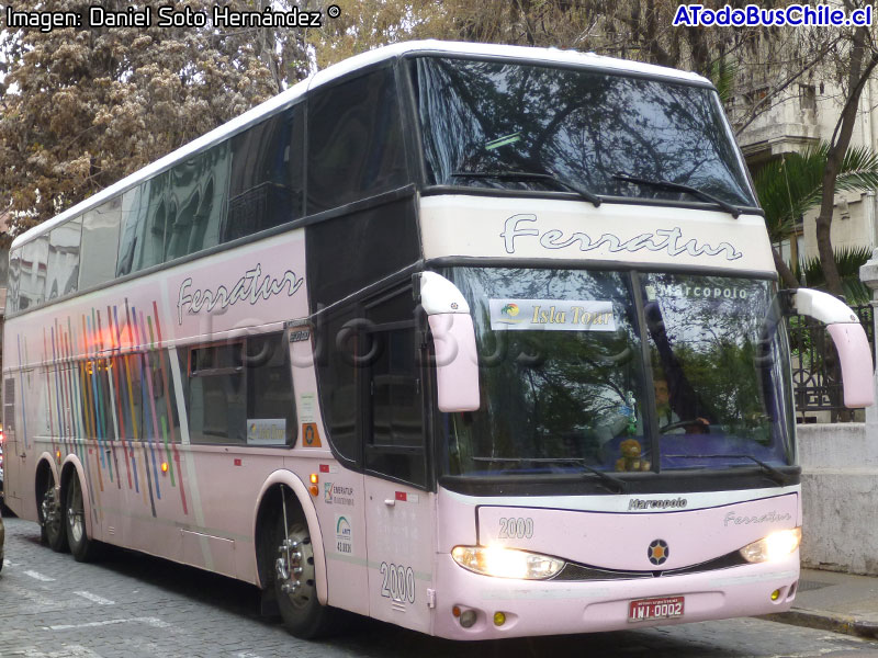Marcopolo Paradiso GV 1800DD / Scania K-124IB / FERRATUR - Ferrari Turismo (Río Grande do Sul - Brasil)