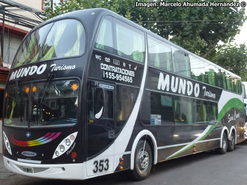 Metalsur Starbus 405 DP / Scania K-380B / Mundo Turismo (Argentina)