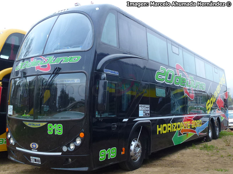 Metalsur Starbus 405 DP / Mercedes Benz O-500RSD-2436 /  20 de Junio Turismo (Argentina)