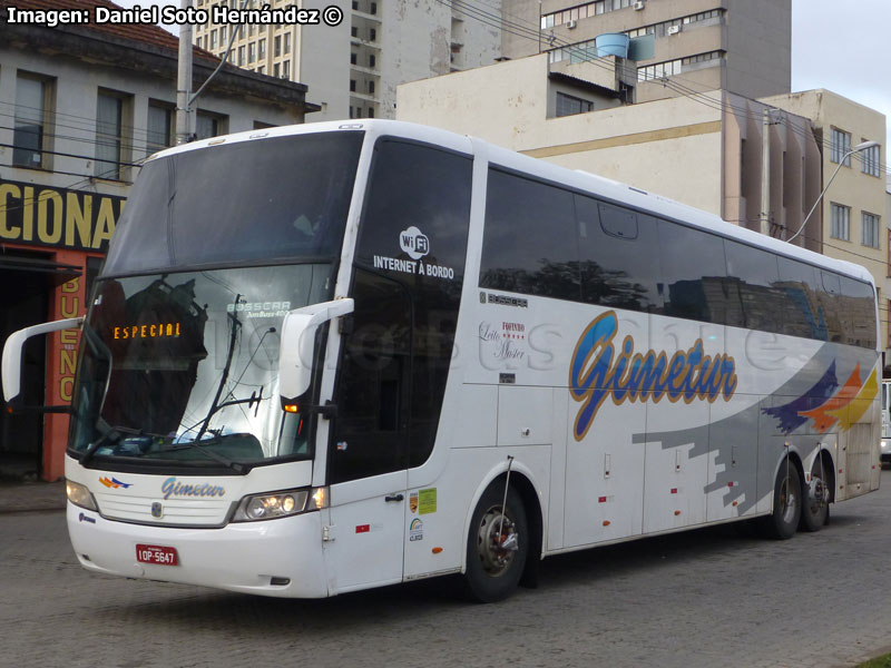 Busscar Jum Buss 400 / Scania K-380 / Gimetur Turismo (Río Grande do Sul - Brasil)