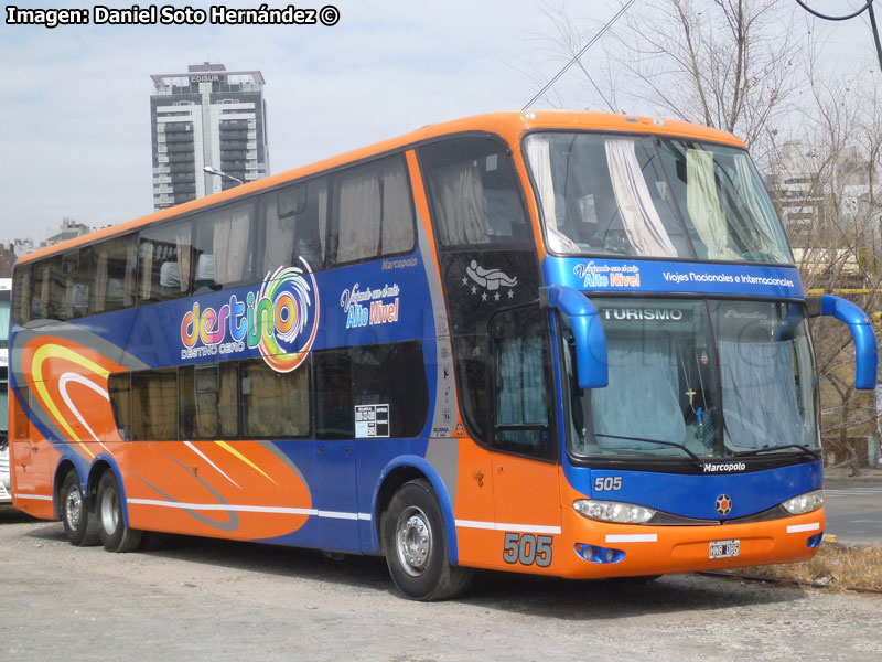 Marcopolo Paradiso G6 1800DD / Scania K-380 / Destino Cero Turismo (Argentina)