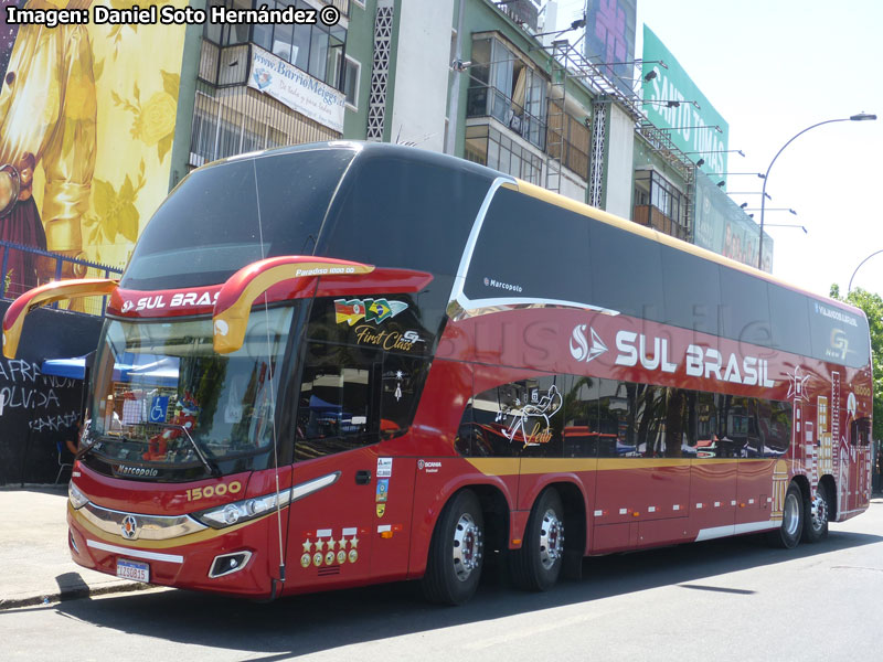 Marcopolo Paradiso New G7 1800DD / Scania K-440B 8x2 eev5 / Sul Brasil Logística Humana (Río Grande do Sul - Brasil)