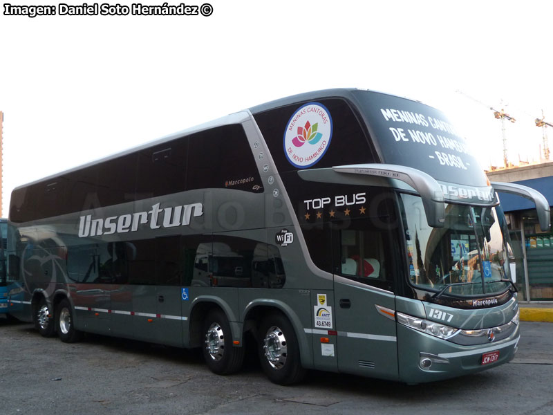 Marcopolo Paradiso G7 1800DD / Volvo B-450R 8x2 Euro5 / Unsertur (Río Grande do Sul - Brasil)