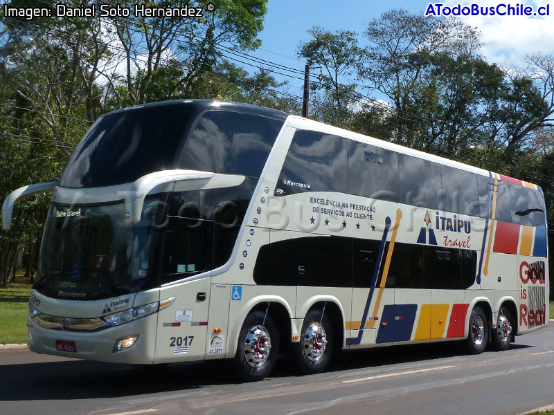 Marcopolo Paradiso G7 1800DD / Volvo B-450R 8x2 Euro5 / Itaipú Travel (Paraná - Brasil)