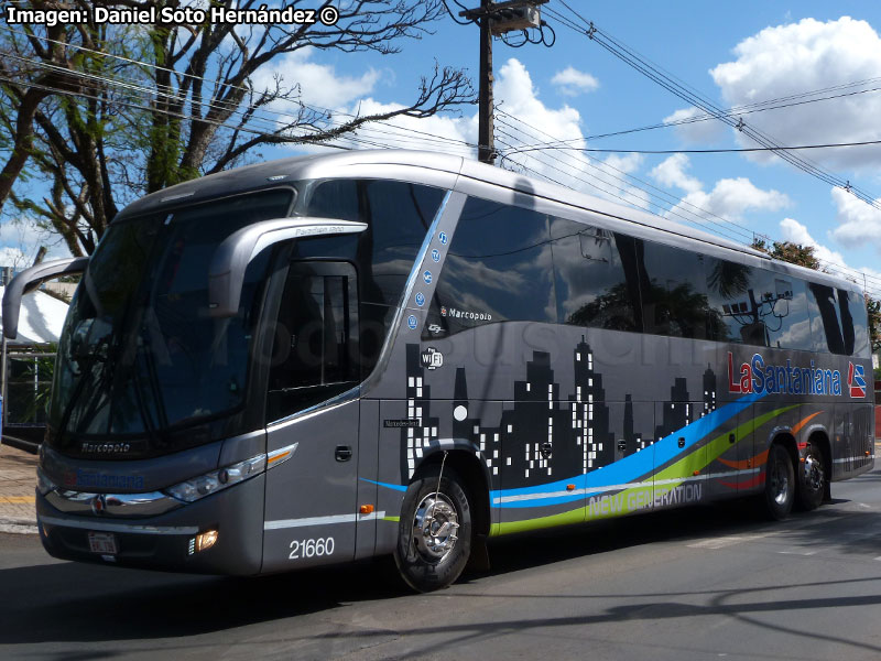 Marcopolo Paradiso G7 1200 / Mercedes Benz O-500RSD-2436 / La Santaniana S.A. (Paraguay)