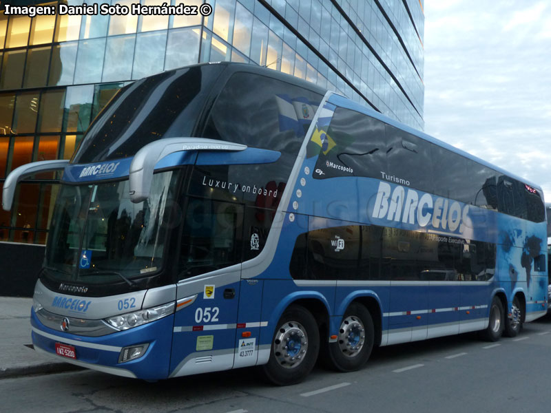 Marcopolo Paradiso G7 1800DD / Volvo B-450R 8x2 Euro5 / Turismo Barcelos (Río Grande do Sul - Brasil)