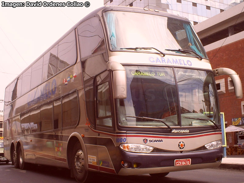 Marcopolo Paradiso G6 1800DD / Scania K-124IB / Caramelo Tur (São Paulo - Brasil)