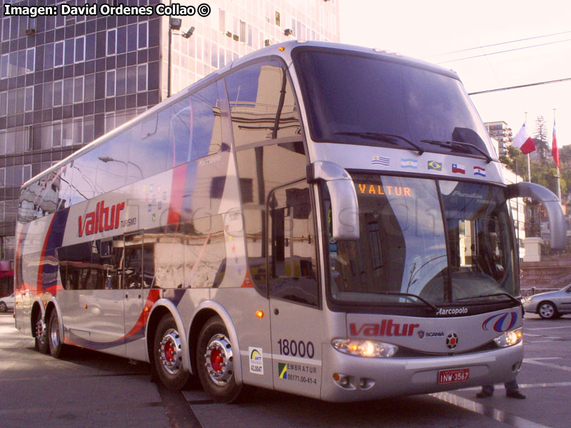 Marcopolo Paradiso G6 1800DD / Scania K-420 8x2 / Valtur Turismo (Río Grande do Sul - Brasil)