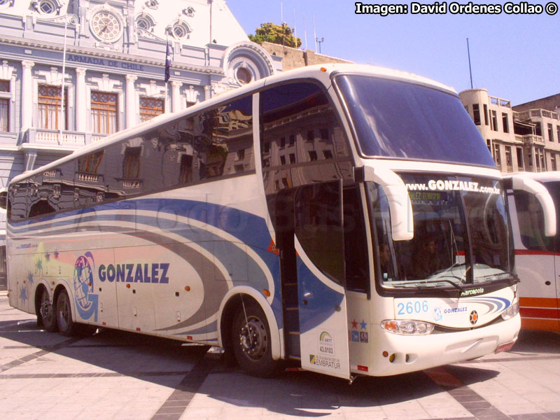 Marcopolo Paradiso G6 1550LD / Volvo B-12B / Transportes González (Río Grande do Sul - Brasil)