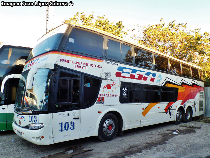 Marcopolo Paradiso GV 1800DD / Volvo B-12B / Empresa General Artigas EGA (Uruguay)