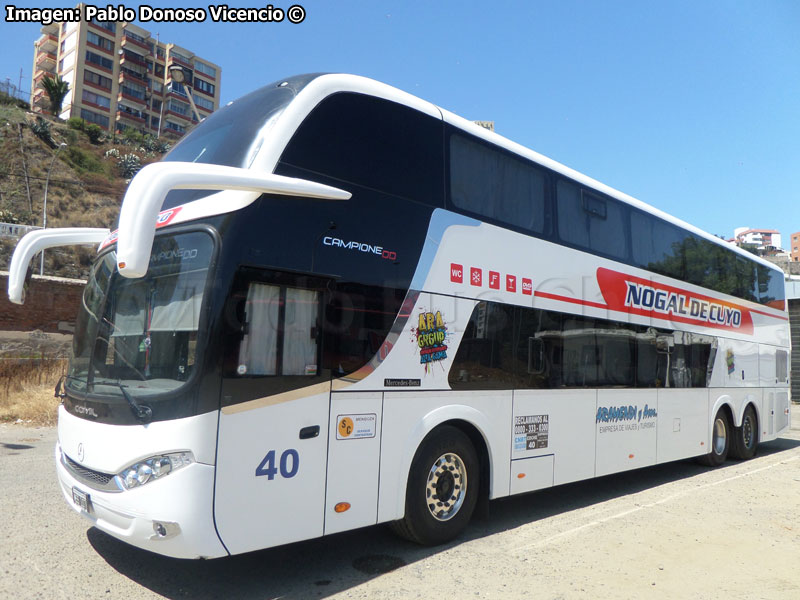 Comil Campione DD / Mercedes Benz O-500RSD-2436 / Nogal de Cuyo Turismo (Argentina)